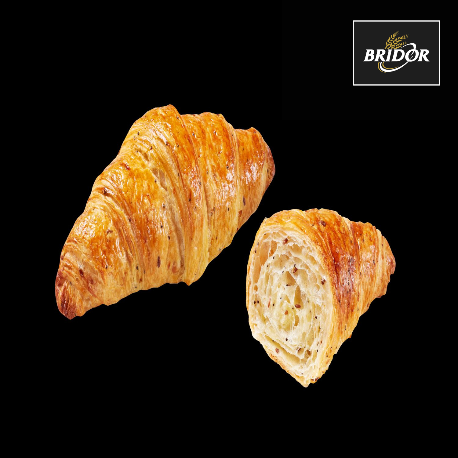 12-1.png Multigrain Croissant 70 gm