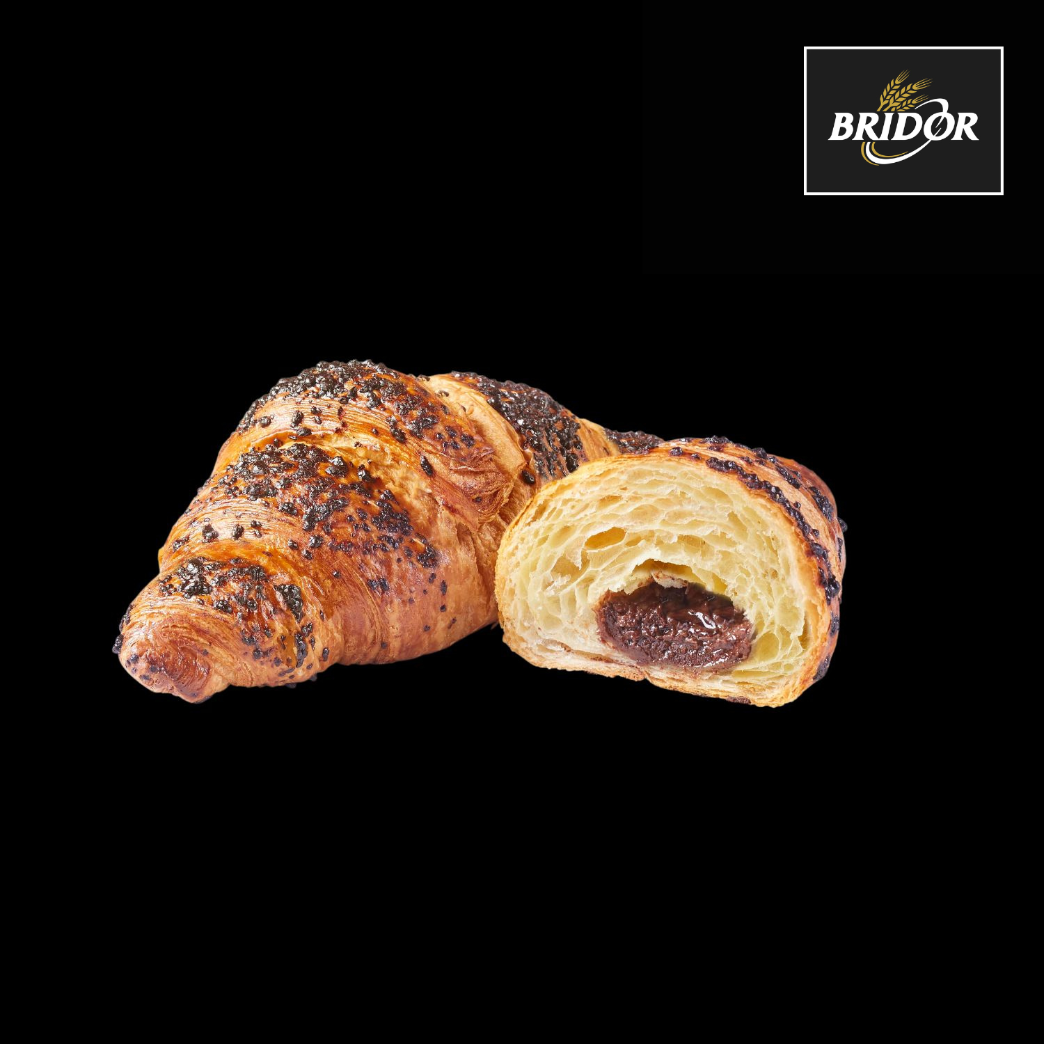 4-4.png Cocoa and Hazelnut Filled Croissant 90 gm