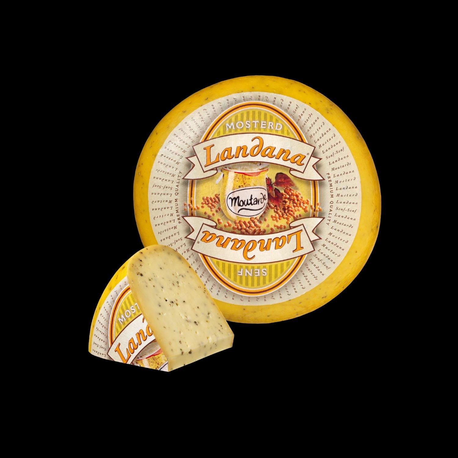 Gouda with Whole Mustard 4kg