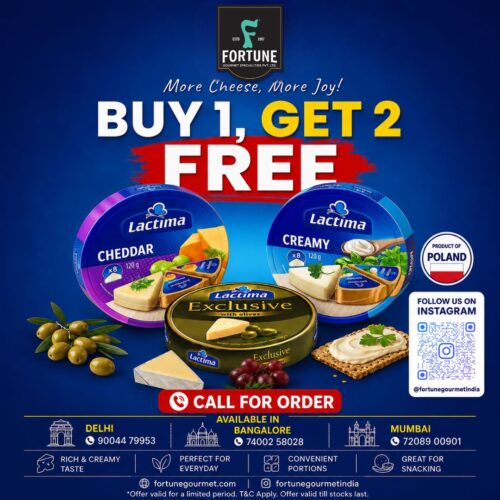 Lactima Cheese Portions 120g - Special Offer – Buy 1, Get 2 FREE!