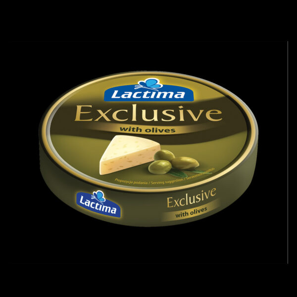 Lactima Exclusive with olive Lactima Exclusive with Olives Cheese Portions 120g